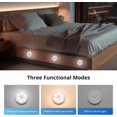 3Pack Led Closet Lights Motion Sensor Puck Light Usb Rechargeable