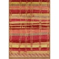 thumbnail image 1 of Ahgly Company Machine Washable Indoor Rectangle Industrial Modern Orange Area Rugs, 2' x 4', 1 of 7