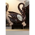 thumbnail image 2 of 16.5 In. Folius Floral Foliage Swan Decor Statue, 2 of 2