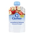 thumbnail image 3 of (3 pack) Gerber Toddler Food, Strawberry Banana, Fruit Puree and Yogurt Baby Pouches, 3 of 17
