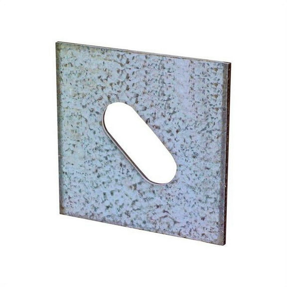 Simpson Strong-Tie  Galvanized Steel Bearing Plate, Pack of 50 - 3 x 3 x 3 in.
