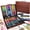 Brown, variant on KINSPORY 150PC Drawing Coloring Art Set with Deluxe Paper Case, Creative Supplies Gift for Artists Beginners Teens Kids Boys Girls (Pink)