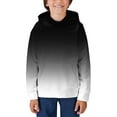 thumbnail image 3 of Emitonse Hoodies for Teens Kids Sweatshirts Toddler Kids Baby Boy Girl Long Sleeve Sweatshirt Casual Shirt Thin Pullover Crewneck Sport Tops Size for 7-8 Years,Black, 3 of 4