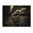thumbnail image 3 of Designart "Jizos Guardianship Japon wall art I" Japan Art Print on Natural Pine Wood, 3 of 5
