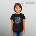 thumbnail image 2 of Girl's Lilo & Stitch Distressed Checkerboard Stitch Graphic Tee Black X Large, 2 of 9