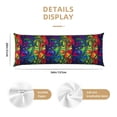 thumbnail image 3 of Lsque Pride Rainbow Body Pillow Case Cover,Ultra-Soft Microfiber Bed Pillow Cases 20x54 inches,Elegant Bedding,Breathable Durable Pillow Cover with Envelope Closure, 3 of 8
