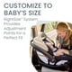 thumbnail image 5 of Britax Willow Brook S+ Baby Travel System, Infant Car Seat and Stroller Combo with Alpine Base, ClickTight Technology, SafeWash Insert and Cover, Sand Onyx, 5 of 5