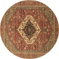 thumbnail image 1 of Ahgly Company Indoor Round Persian Brown Traditional Area Rugs, 6' Round, 1 of 4