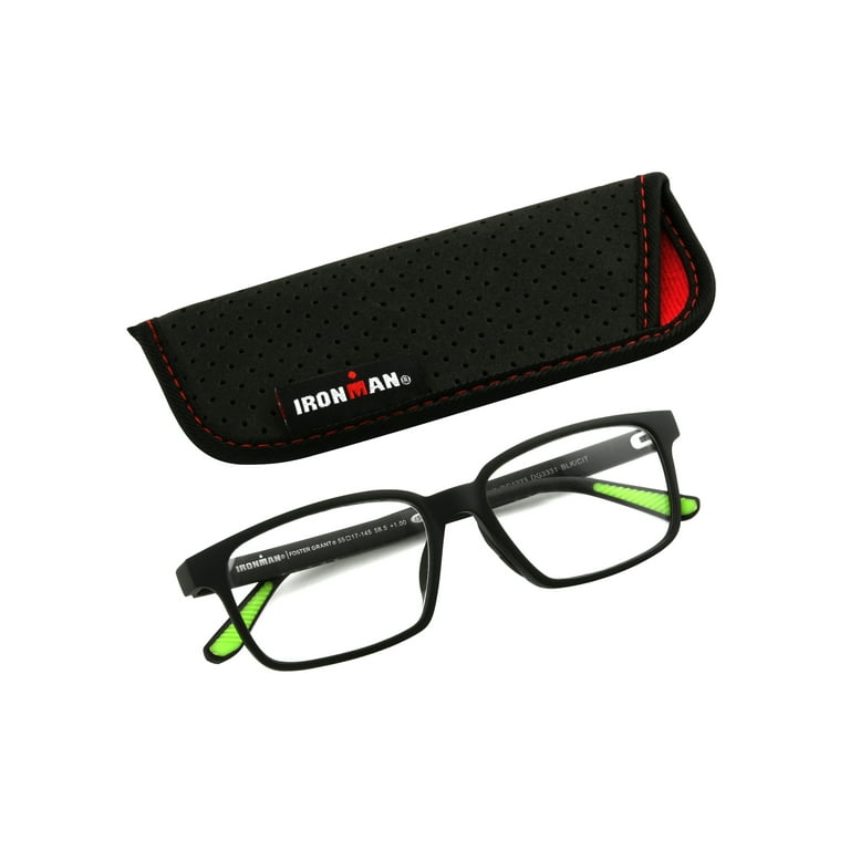 Ironman Black Square Reading Glasses - Walmart.com