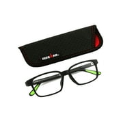 Ironman Black Square Reading Glasses