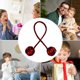thumbnail image 1 of Juguete de habilidades con cuentas antiestrés | Cuerda de paracaídas y cuentas de acero hechas a mano | Cuentas de preocupación ideales para principiantes, para aliviar el estrés y ejercitar los, 1 of 5
