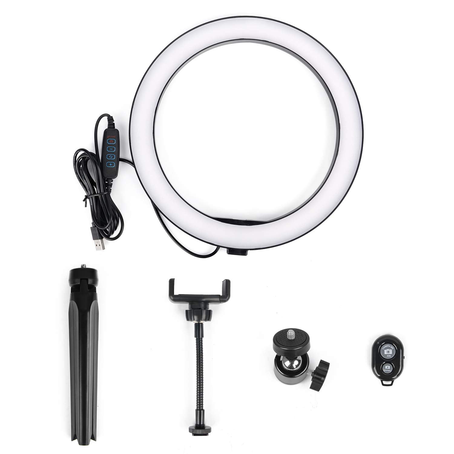 Ring Light LED Desktop Selfie Ring Light USB LED Desk Camera Ringlight