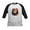 Black/White, variant on CafePress - Cute Cat Watercolor Baseball Jersey - Kids Cotton Baseball Jersey, 3/4 Sleeve Shirt