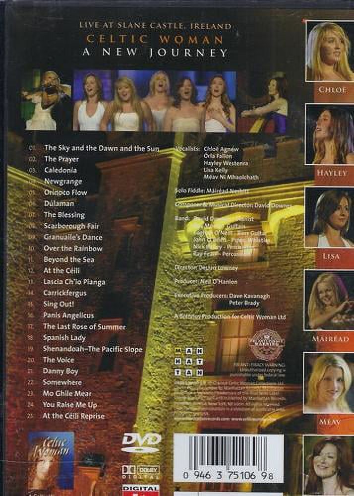 Celtic Woman: A New Journey - Live At Slane Castle (DVD, 2006) NEW - image 2 of 2