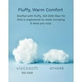 thumbnail image 5 of Microfiber All Seasons Down Alternative Quilted Comforter - Cooling Breathable Premium Soft Reversible Microfiber Duvet Blanket, White, King/California King, 5 of 8