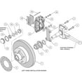Wilwood Forged Dynalite Front Kit 11.28in 1 PC Rotor&Hub Ford 1954-1956 main image 0