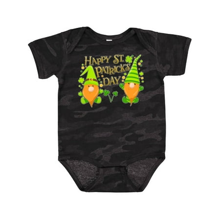 

Inktastic Happy St. Patricks Day- gnomes and clovers Gift Baby Boy or Baby Girl Bodysuit