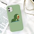 thumbnail image 1 of Moskado aguacate Yoga patrón divertido funda para iPhone 14 11 Pro Max 12 13 Mini X XS Max XR 7 8 Plus SE2020 TPU funda de silicona Tan Jianjun unisex, 1 of 2