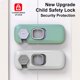 thumbnail image 3 of Armario autoadhesivo Cerraduras para frigorífico Inodoro para niños pequeños Cerradura de puerta a prueba de niños Cerraduras de armario Gadgets Accesorios Gris 5 piezas Kearding BA000385-01, 3 of 7