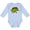AE-Light Blue, variant on Inktastic Smiling Stegosaurus Boys or Girls Long Sleeve Baby Bodysuit