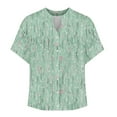 thumbnail image 4 of ATENAR Shirts for Women Soft Lightweight Womens Shirts Loose Tee Multicolor XL, 4 of 5