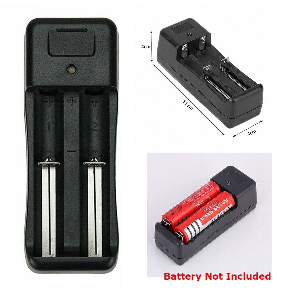 Single Slot Charger for Flashlight Rechargeable 18650 3.7V Li-ion Battery US Plu 