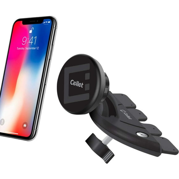 CPDD CD Slot Magnetic Phone Mount, Magnet Phone Holder for Car Cradle Compatible for Samsung Note 20 10 9 Galaxy S21 S20 S10 J7 J5 iPhone 12 Pro Max Mini 11 XS XR X 8 7 5 CD MAGNET