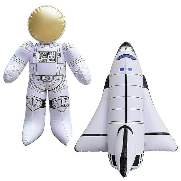 Astronaut Space Shuttle Inflatable 2Pc Set - Space Party Toys & Decorations by Jet Creations Inc. GTO-SS01