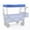 Blue, variant on Awning Canopy for Garden Wagon Attachment Sun Shade Cover for Trolley Cart