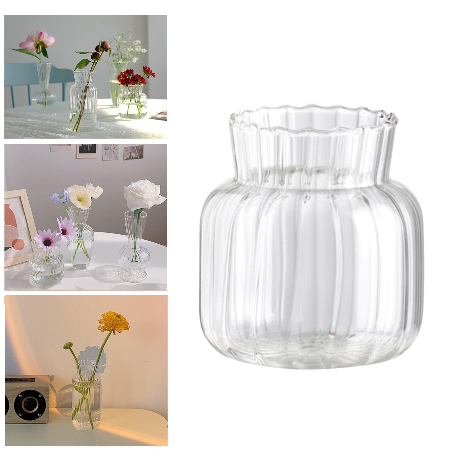 FLAMEER 2X Nordic Ceramic Tabletop Flower Vase Standing Flower Vases Wedding Party Decor FLAMEER 2X Nordic Ceramic Tabletop Flower Vase Standing Flower Vases Wedding Party Decor