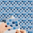 thumbnail image 2 of Bgsha 10Pcs Mosaic Tile Stickers Stick Bathroom Kitchen Home Wall Decal Self-adhesive, 2 of 8