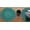 Teal, variant on Homebia Designs Beaded Placemats Set of 2-13 inch Handmade Round Scalloped Charger Placemat Decorative Table Mats for Dining Table- Teal
