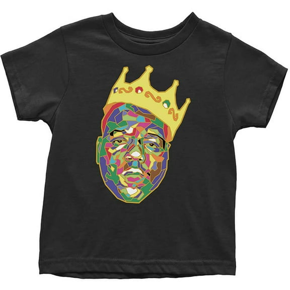 Biggie Smalls Kids Toddler T-Shirt: Crown (12 Months)