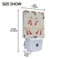 thumbnail image 4 of Yayeee LED Plug in Night Light for The Home with Auto Dusk to Dawn Light Sensors, 2 Pack, Winter Geese, 4 of 6