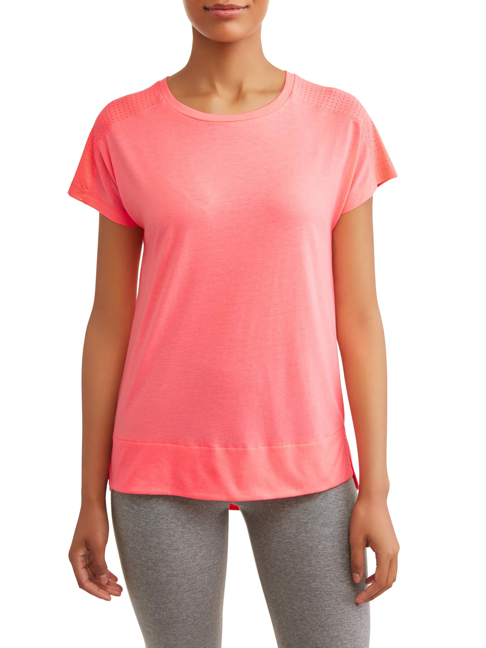Avia Women s Active Perforated Tee Walmart avia-women-s-active-perforated-tee-walmart