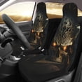 thumbnail image 2 of Pofeuu Metal Evil Skull Print Automotive Car Seat Covers Flat Cloth Full Set Seat Covers,Car Seat Covers front seats for Cars Trucks and SUVs(Two packs), 2 of 7