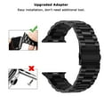 thumbnail image 3 of Dwitch for Apple Watch Band 49mm 45mm 44mm 42mm,Stainless Steel Metal iWatch Band Case for Apple iWatch Ultra 2/1 Series 9 8 7 SE/6 5 4 3 2 1 Men and Women,Black, 3 of 7