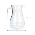 thumbnail image 2 of 2 UNIDS Clear Acrílico Vino Pote de vino a prueba de agua Plaza de vino tinto Pasa de té helado HOMEMAXS 13731831-MX, 2 of 6