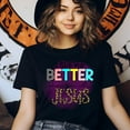 thumbnail image 3 of I Like Me Better With Jesus T-Shirt | Colorful Christian Graphic Tee, Ash, Size S, 3 of 6