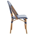 thumbnail image 5 of SAFAVIEH California Outdoor Patio Side Chair, Navy/White/Natural, Set of 2, 5 of 12