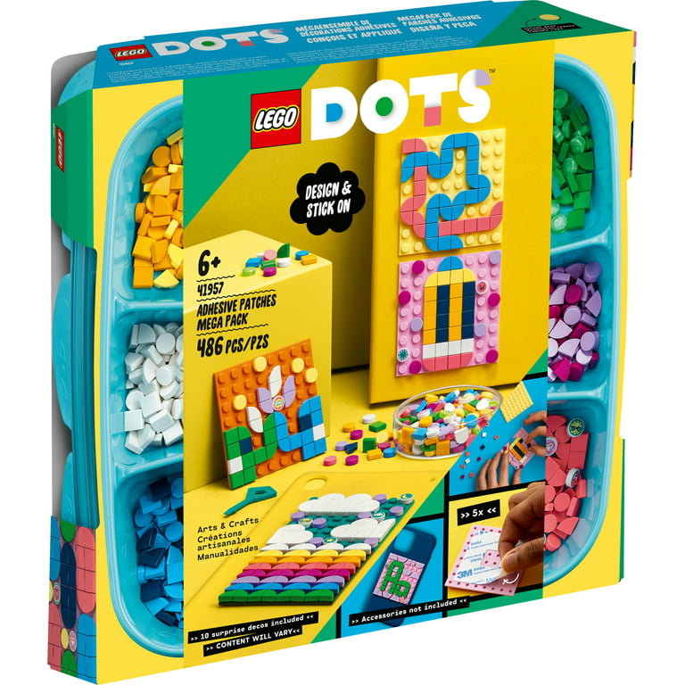 LEGO DOTS Designer Toolkit - Patterns 41961, 10 in 1 Toy Craft Set for Kids  with Patches, Photo Frame, Pencil Holder, Storage Tray, Creative Activity