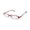 red, variant on NEW HARRY LARY'S ENZY MENS/WOMENS DESIGNER FULL-RIM BROWN COLORFUL AVANT-GARDE DESIGN FRAME DEMO LENSES 44-0-0 EYEGLASSES/EYEGLASS FRAME
