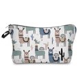 thumbnail image 3 of Bolsa de maquillaje con estampado digital de alpaca y camello, bolsa de almacenamiento multifuncional para mujer, bolsa de lavado, 3 of 3