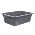 thumbnail image 4 of HLONK Plastic Bus Tub 1 Gallon Grey Commercial Utility Tote Bin Box Small Rectangle Storage Dish for Home Kitchen Restaurant, 4 of 7