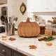 thumbnail image 5 of Bandeja de Madera con Forma de Calabaza | Tabla de Quesos Otoñales para Charcutería | Decoración de Madera Natural para Fiestas de Acción de Gracias y Halloween | Expositor Multiusos para Aperitivos, 5 of 6