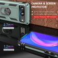 thumbnail image 3 of Case for Pixel 8 Phone Case,Google Pixel 8 Case with Kickstand Magnetic Ring Holder,Dual Layer Protective Heavy Duty Cover for Google Pixel 8 Teal Women Men, 3 of 12