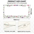 thumbnail image 3 of GZHJMY Tulip Flowers License Plate Frame 2 Pack 2 Holes Car Aluminum License Plate Holder Automotive Parts Decoration Universal with Screw Caps Cover, 3 of 7