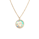 thumbnail image 3 of Collar para Mujer de Horóscopo LuckyLy, Acero Inoxidable con Baño de Oro 18k y Dije de Signo Zodiacal, Modelo Astra dorado UNITALLA, 3 of 8