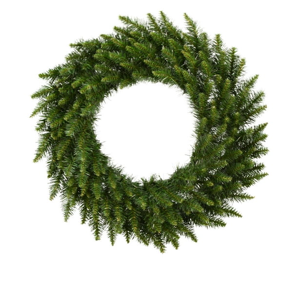 Vickerman 30" Camdon Fir Artificial Christmas Wreath, Unlit - Faux Holiday Wreath - Indoor Seasonal Home Decor