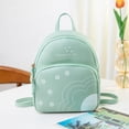 thumbnail image 2 of Mini Mochila Para Mujer, Moda Informal Con Estampado De Flores, Paquete De Cuero Pu, Bolsa De Teléfono De Color Sólido Para Acampar Al Aire Libre, Viajes, Compras Vogacara AP006181-05, 2 of 2